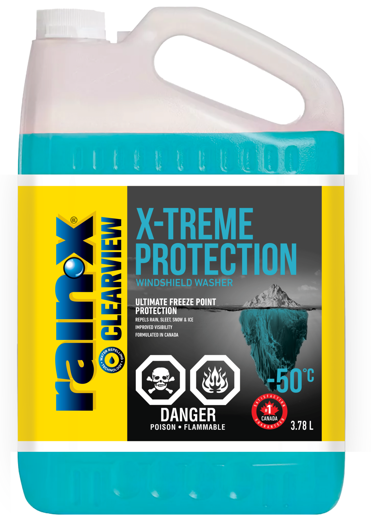 Xtreme Protection Windshield Washer Fluid RainX Clearview