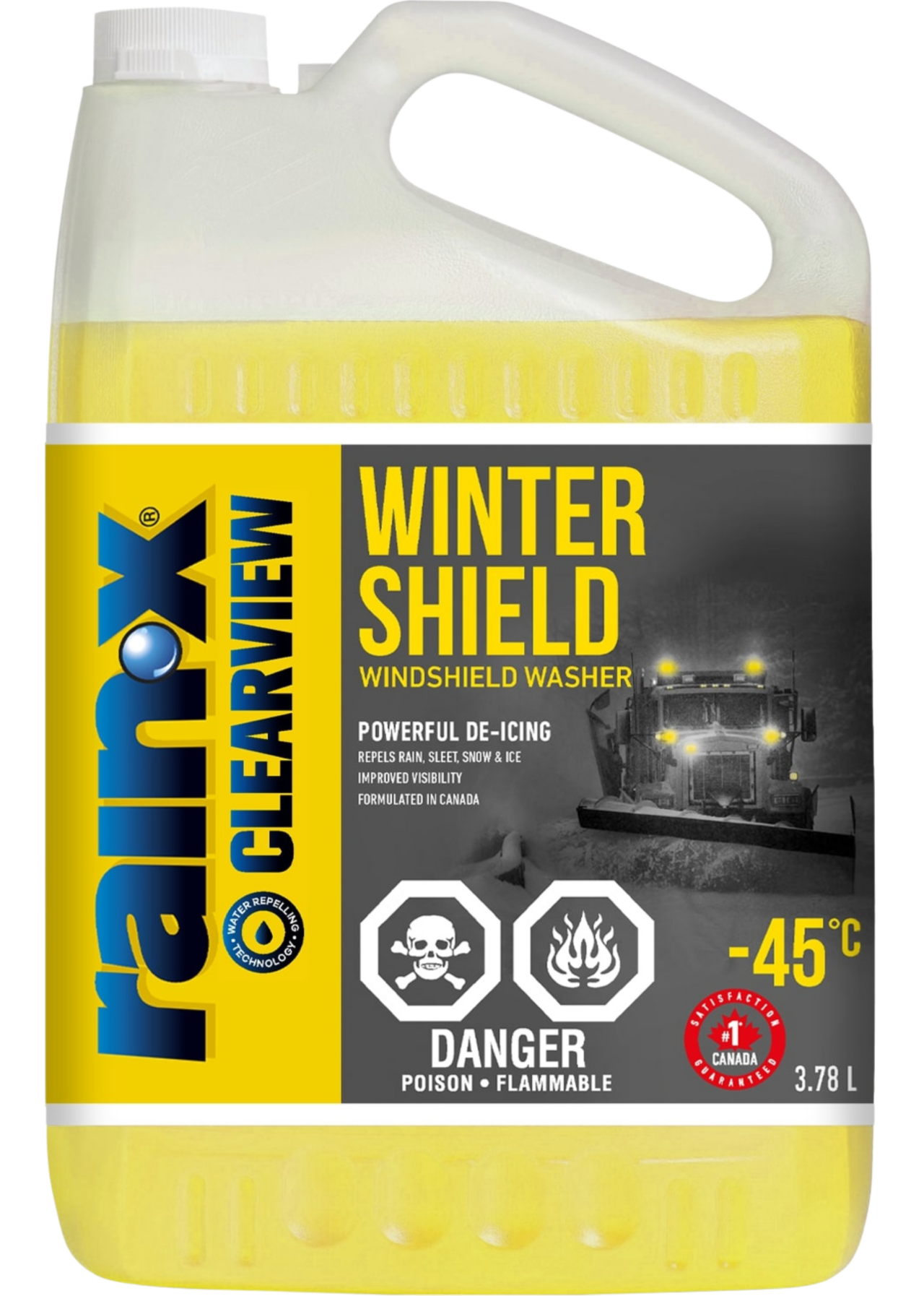 Winter Shield Windshield Washer Fluid RainX Clearview